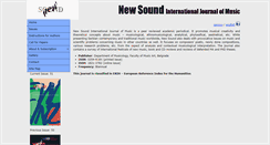 Desktop Screenshot of newsound.org.rs