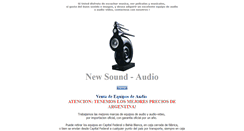 Desktop Screenshot of newsound.com.ar